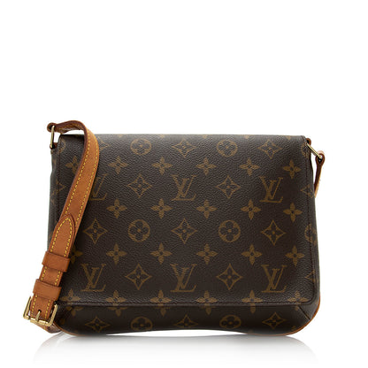 Louis Vuitton Vintage Monogram Canvas Musette Tango Shoulder Bag (SHF-21114)