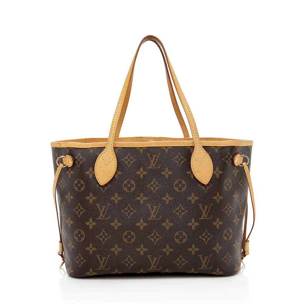 Louis Vuitton Monogram Canvas Neverfull PM Tote (SHF-17096)