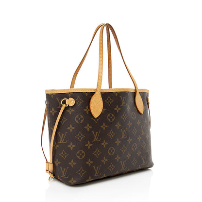 Louis Vuitton Monogram Canvas Neverfull PM Tote (SHF-17096)