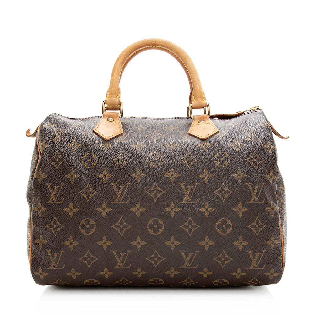 Louis Vuitton Vintage Monogram Canvas Speedy 30 Satchel - FINAL SALE (SHF-20193)