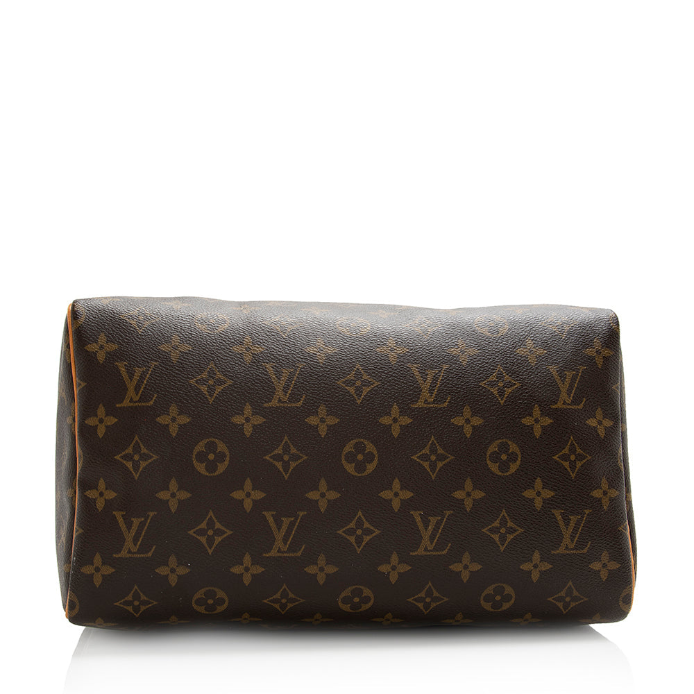 Louis Vuitton Monogram Canvas Speedy 30 Satchel (SHF-21511)