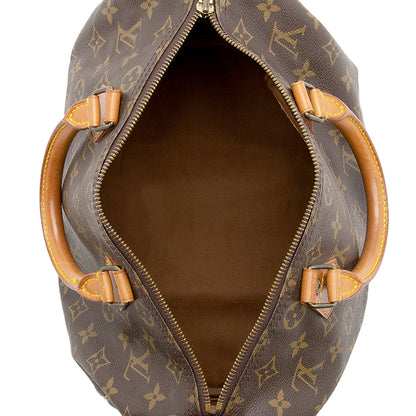 Louis Vuitton Vintage Monogram Canvas Speedy 30 Satchel (SHF-23180)