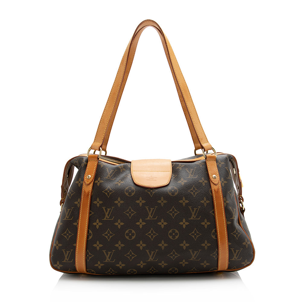 Louis Vuitton Monogram Canvas Stresa PM Shoulder Bag (SHF-21586)