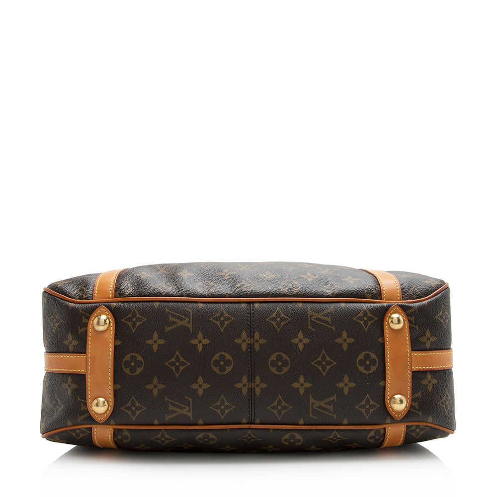 Louis Vuitton Monogram Canvas Stresa PM Shoulder Bag (SHF-21586)