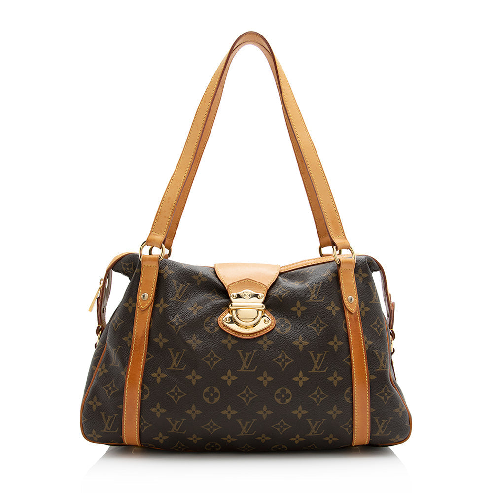 Louis Vuitton Monogram Canvas Stresa PM Shoulder Bag (SHF-21586)