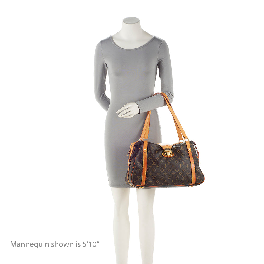 Louis Vuitton Monogram Canvas Stresa PM Shoulder Bag (SHF-21586)