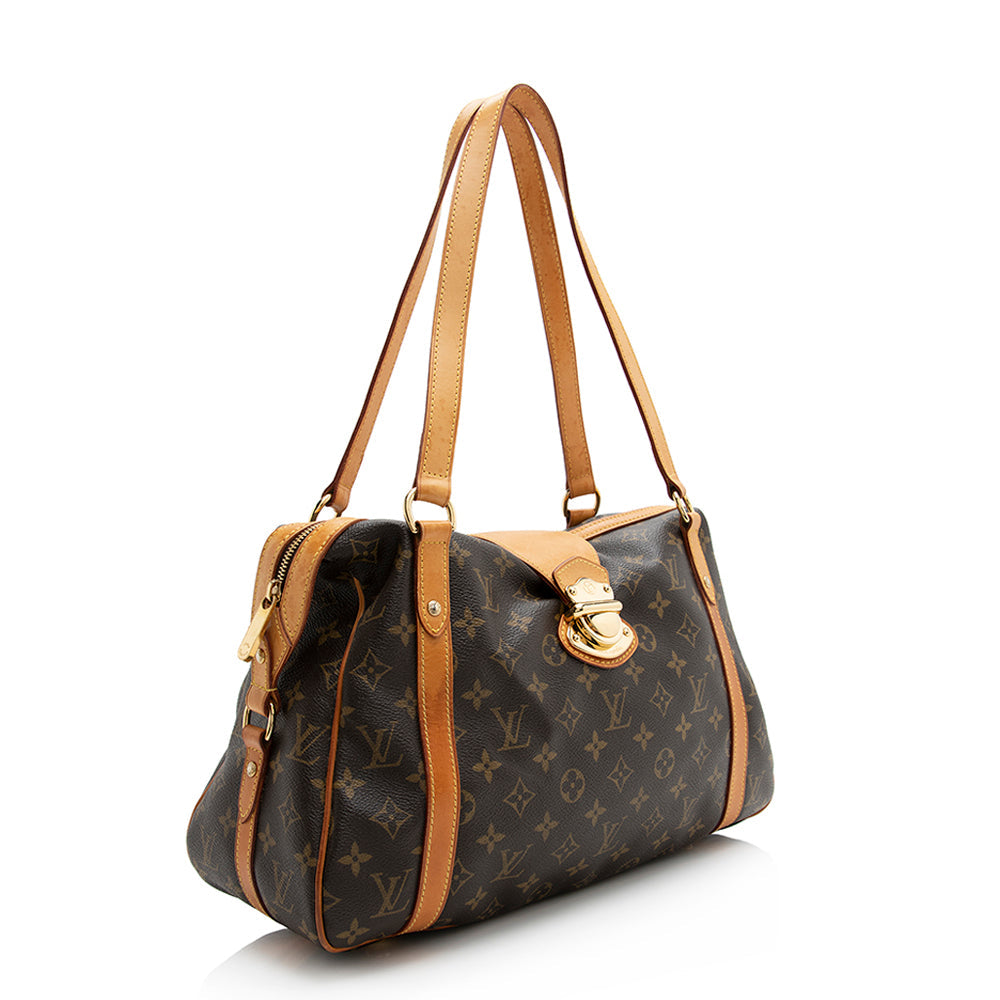 Louis Vuitton Monogram Canvas Stresa PM Shoulder Bag (SHF-21586)