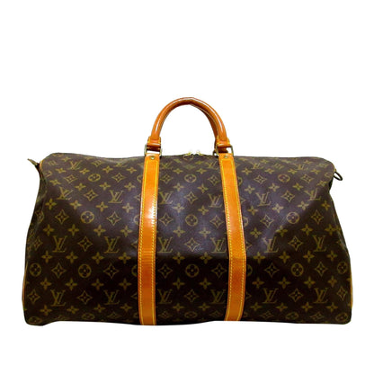 Louis Vuitton Monogram Keepall Bandouliere 50 (SHG-36473)