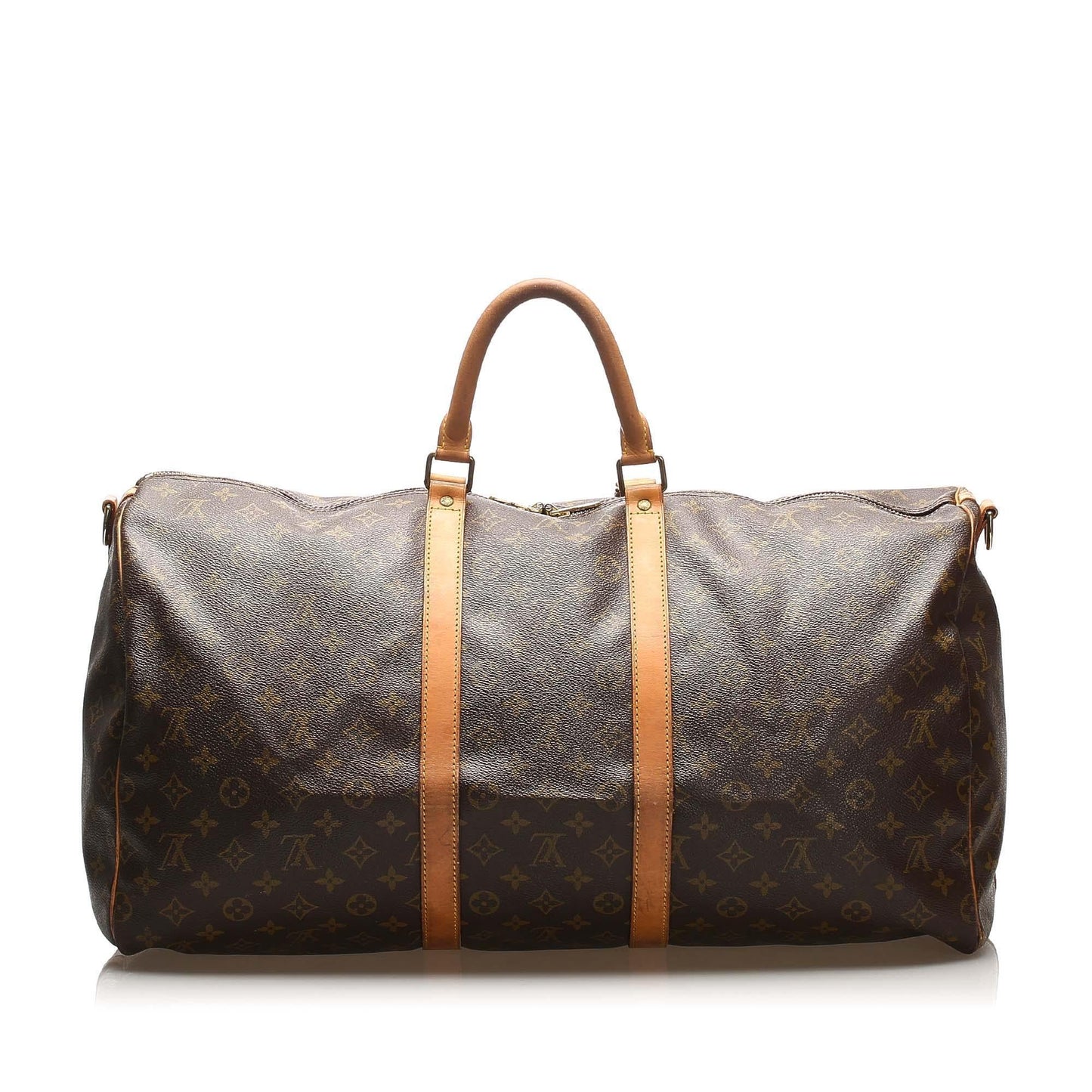 Louis Vuitton Monogram Keepall Bandouliere 55 (SHG-22726)