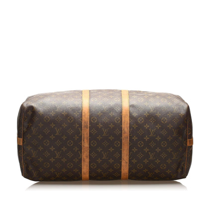 Louis Vuitton Monogram Keepall Bandouliere 55 (SHG-22726)