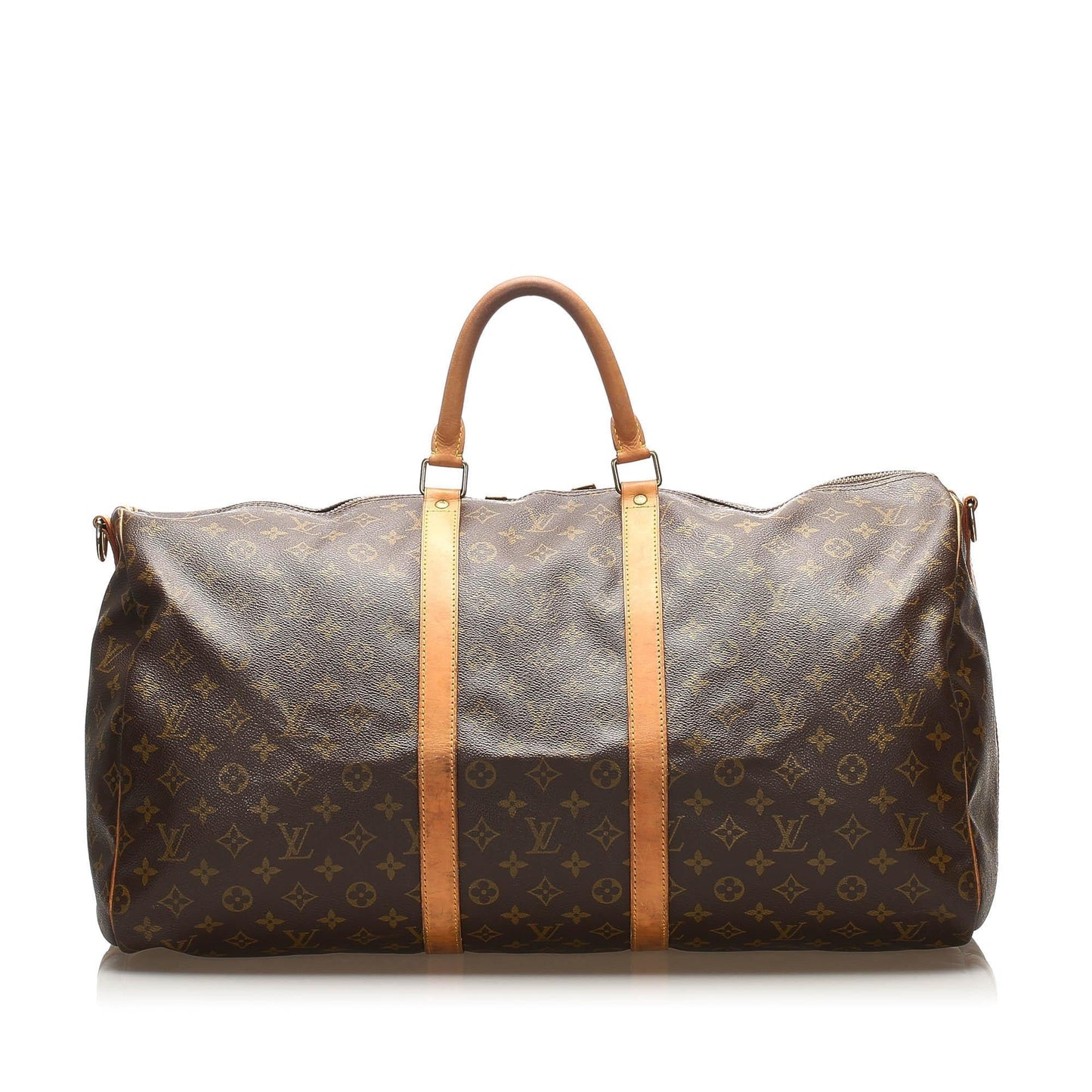 Louis Vuitton Monogram Keepall Bandouliere 55 (SHG-22726)