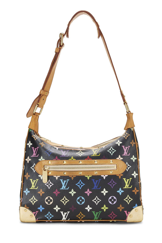 LOUIS VUITTON TAKASHI MURAKAMI BLACK MONOGRAM MULTICOLORE BOULOGNE