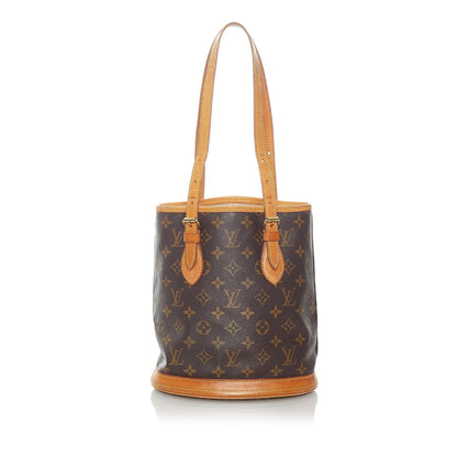 Louis Vuitton Monogram Petit Bucket (SHG-32641)