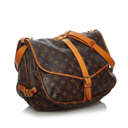 Louis Vuitton Monogram Saumur 35 (SHG-33632)