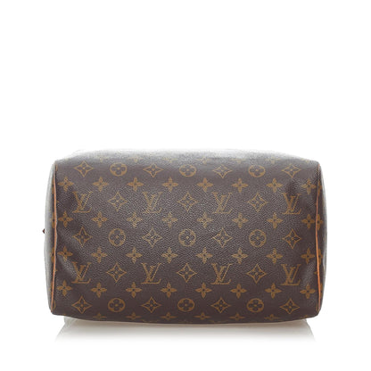 Louis Vuitton Monogram Speedy 30 (SHG-32423)