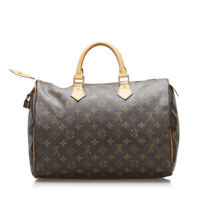 Louis Vuitton Monogram Speedy 35 (SHG-36717)