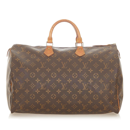 Louis Vuitton Monogram Speedy 40 (SHG-22494)