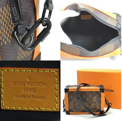 LOUIS VUITTON X NIGO SOFT TRUNK MONOGRAM DAMIER EBENE GIANT