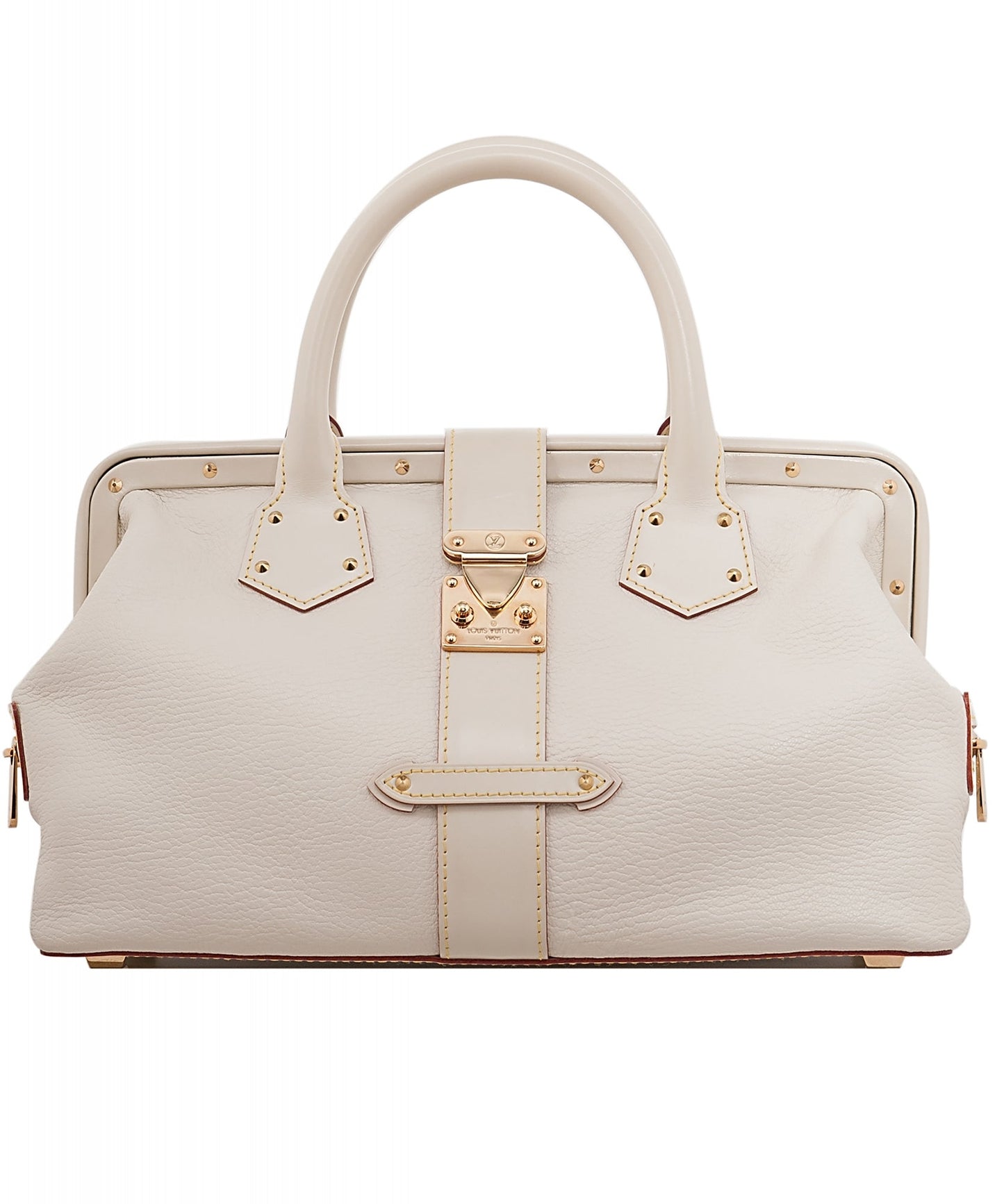 LOUIS VUITTON WHITE SUHALI L'INGENIEUX PM BAG