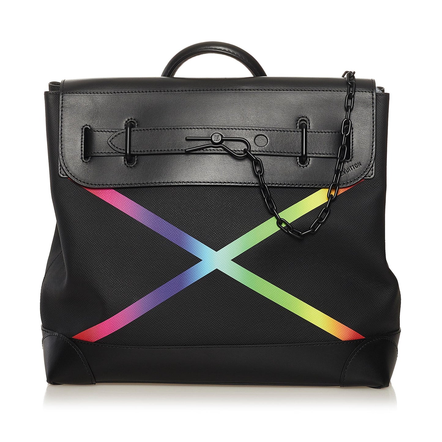 Louis Vuitton Taiga Rainbow Steamer PM (SHG-36742)