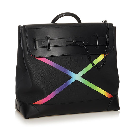 Louis Vuitton Taiga Rainbow Steamer PM (SHG-36742)