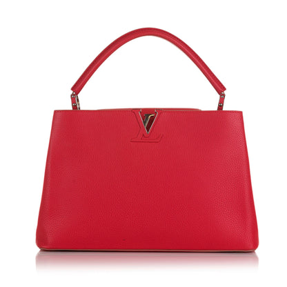 Louis Vuitton Taurillon Capucines MM (SHG-NxXS5i)