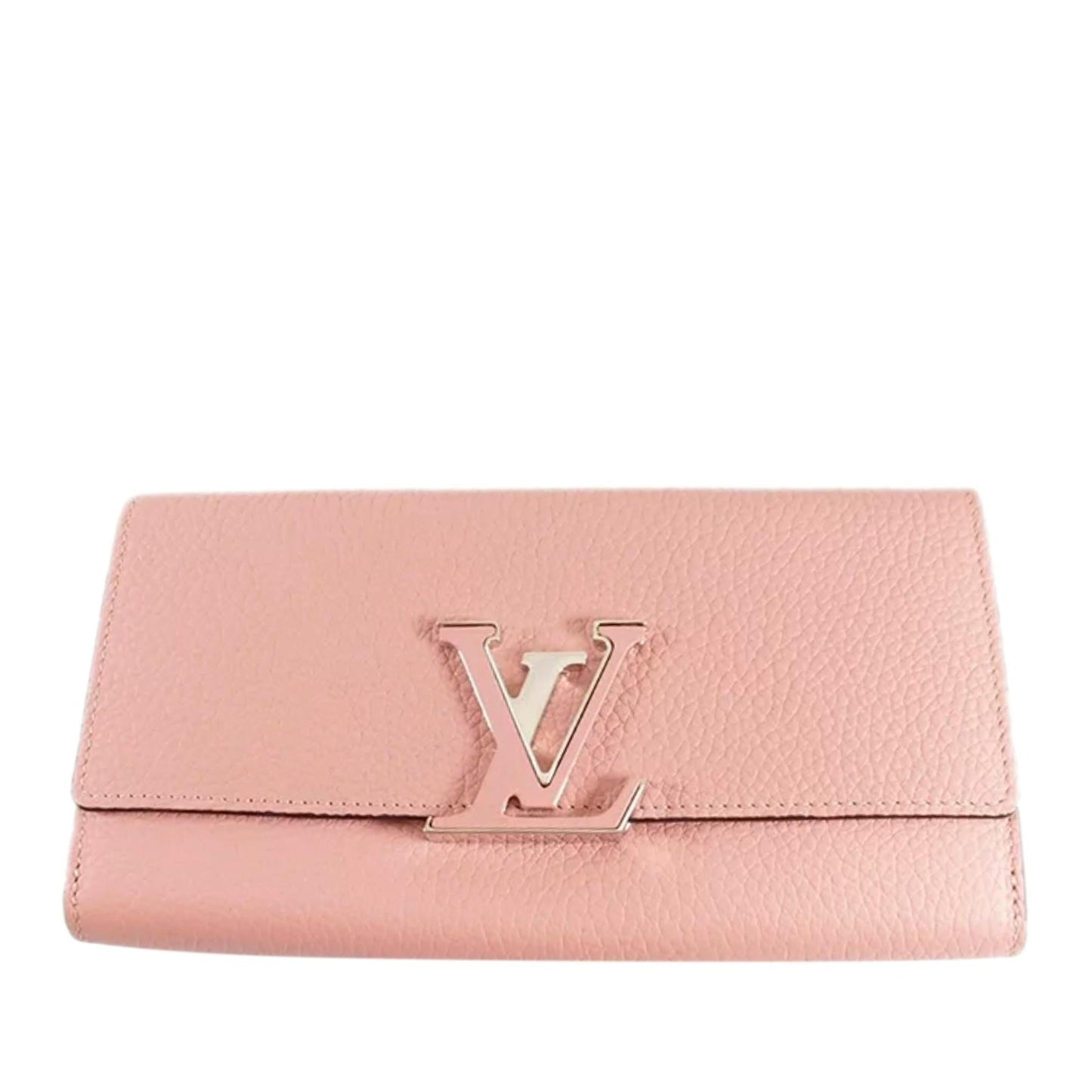 Louis Vuitton Taurillon Capucines Wallet (SHG-HudWIn)