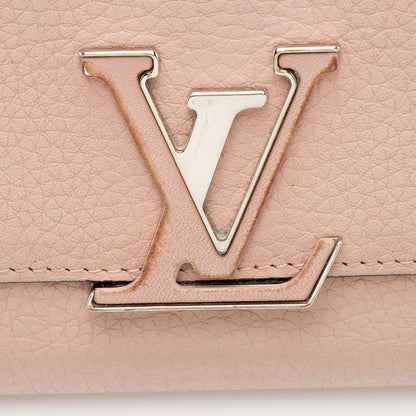 Louis Vuitton Taurillon Capucines Wallet (SHF-95ENrq)