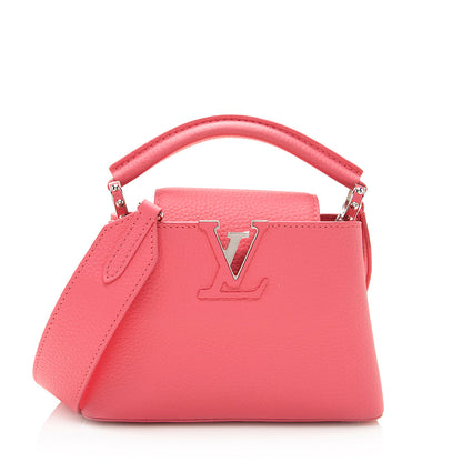 Louis Vuitton Taurillon Capunies Mini Satchel (SHF-21538)