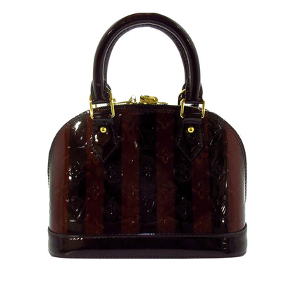 Louis Vuitton Vernis Alma Rayures BB (SHG-35766)