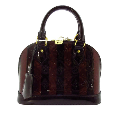 Louis Vuitton Vernis Alma Rayures BB (SHG-35766)