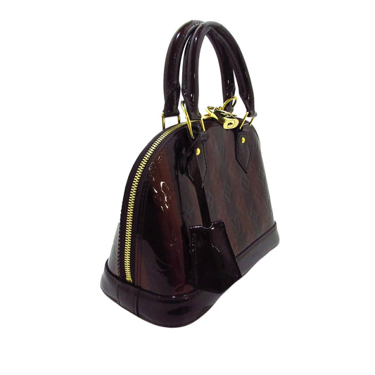 Louis Vuitton Vernis Alma Rayures BB (SHG-35766)