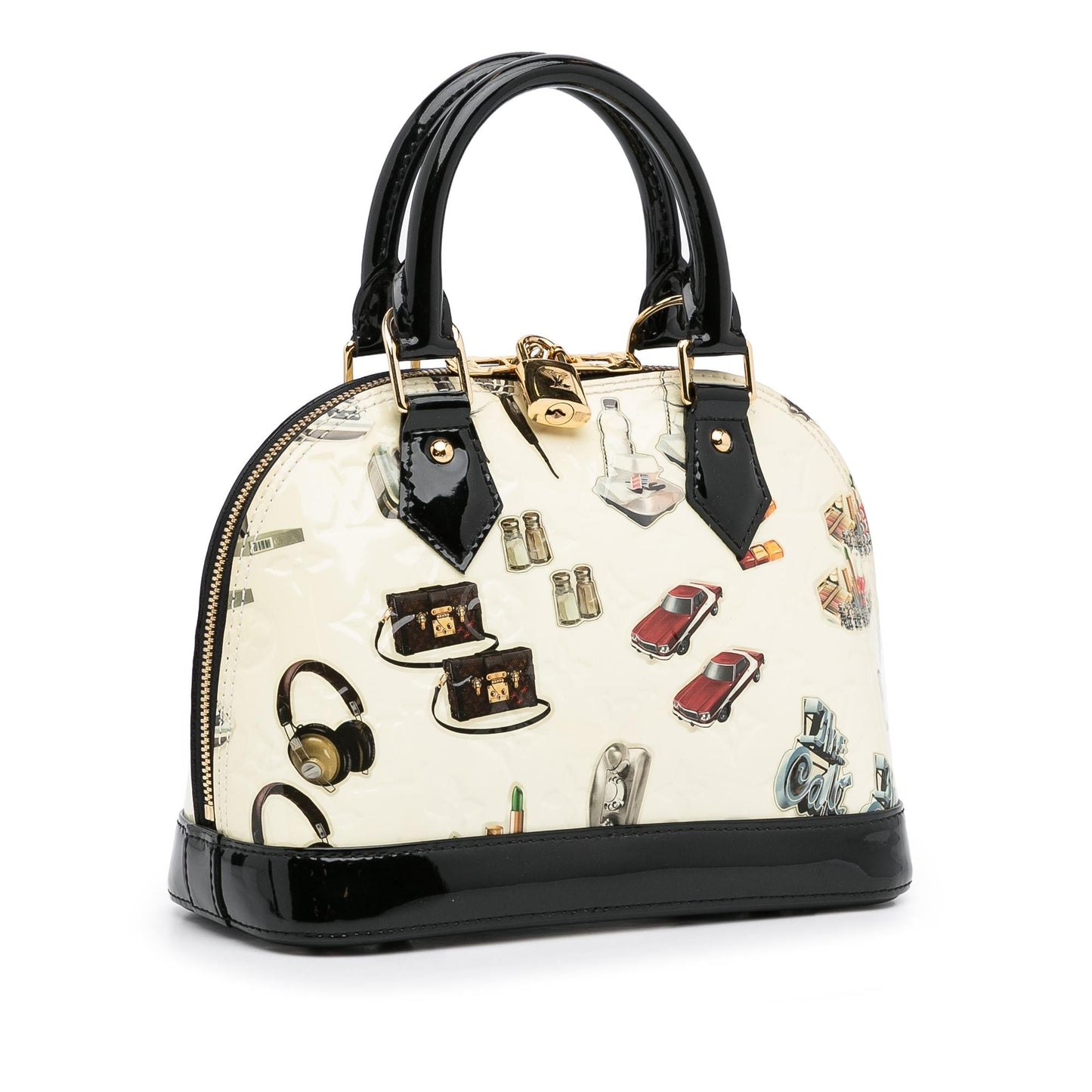 Louis Vuitton Vernis Alma Sticker BB with Strap (SHG-TNjZs0)