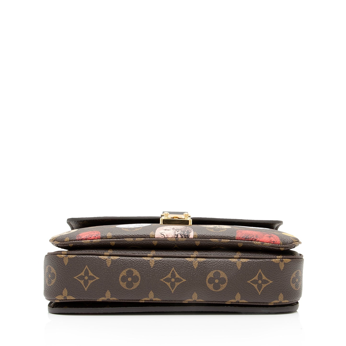 Louis Vuitton X Fornasetti Limited Edition Monogram Cameo Canvas Pochette Metis Shoulder Bag (SHF-23503)