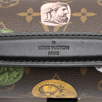 Louis Vuitton X Fornasetti Limited Edition Monogram Cameo Canvas Pochette Metis Shoulder Bag (SHF-23503)