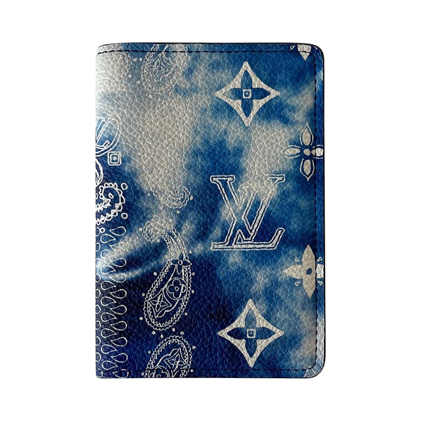 Louis Vuitton Blue Monogram Bandana Wallet