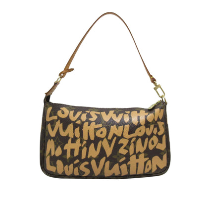 LOUIS VUITTON x Stephen Sprouse Monogram Graffiti Pochette Accessoires Baguette