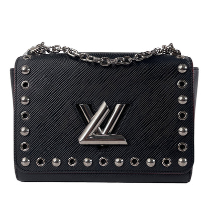 LOUIS VUITTON Studded Epi Twist MM Crossbody Bag