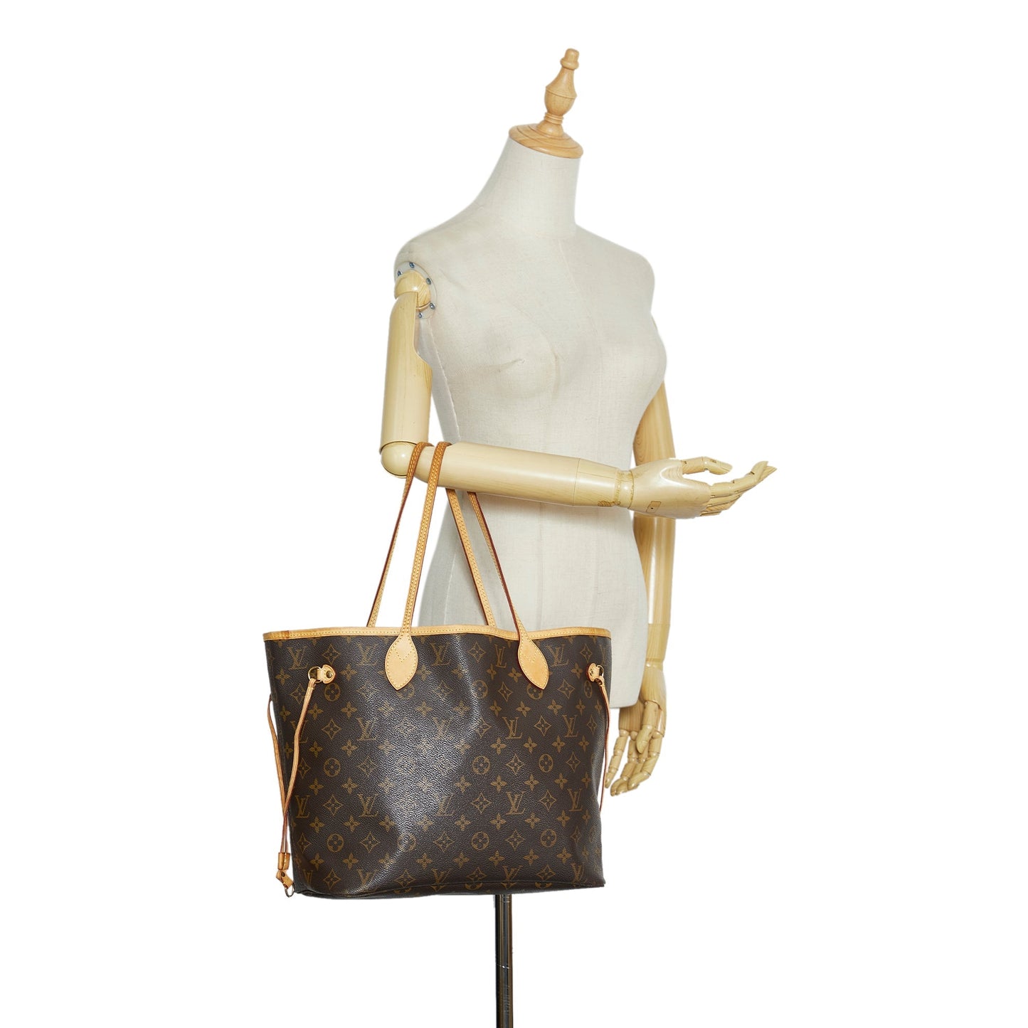 Brown Louis Vuitton Monogram Neverfull MM Tote Bag