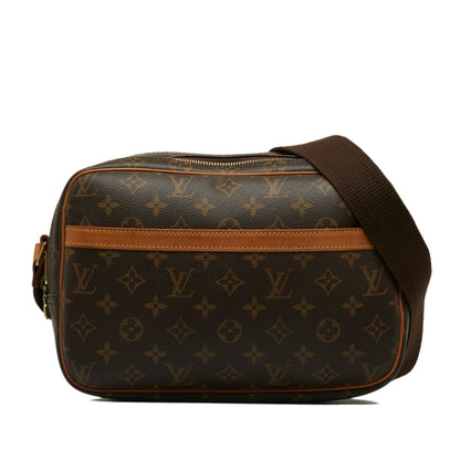 LOUIS VUITTON Monogram Reporter PM Crossbody Bag