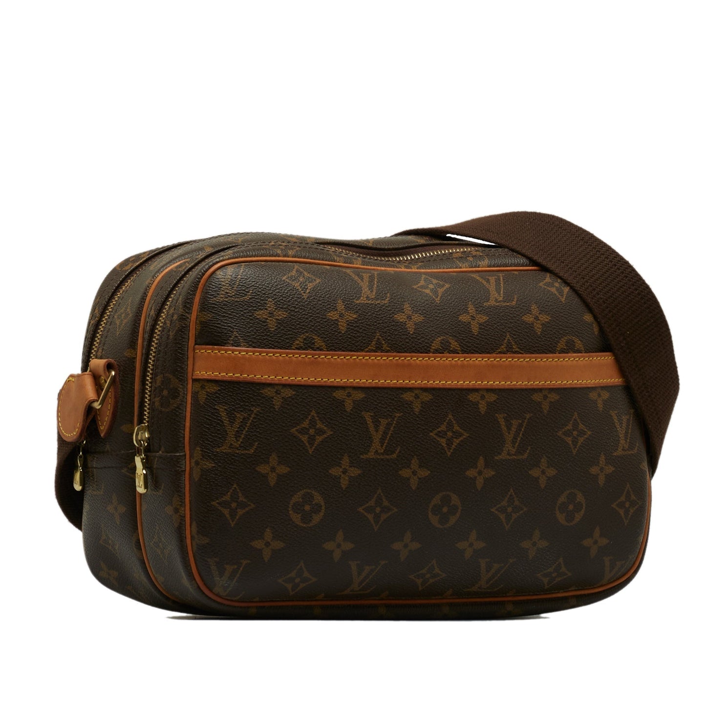 LOUIS VUITTON Monogram Reporter PM Crossbody Bag