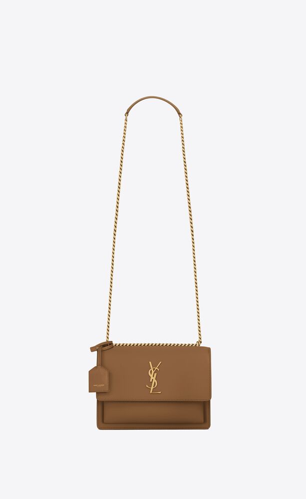 Saint Laurent Women Medium Sunset Leather Shoulder Bag