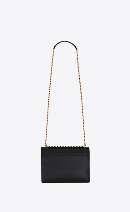 Saint Laurent Women Medium Sunset Leather Chain Bag