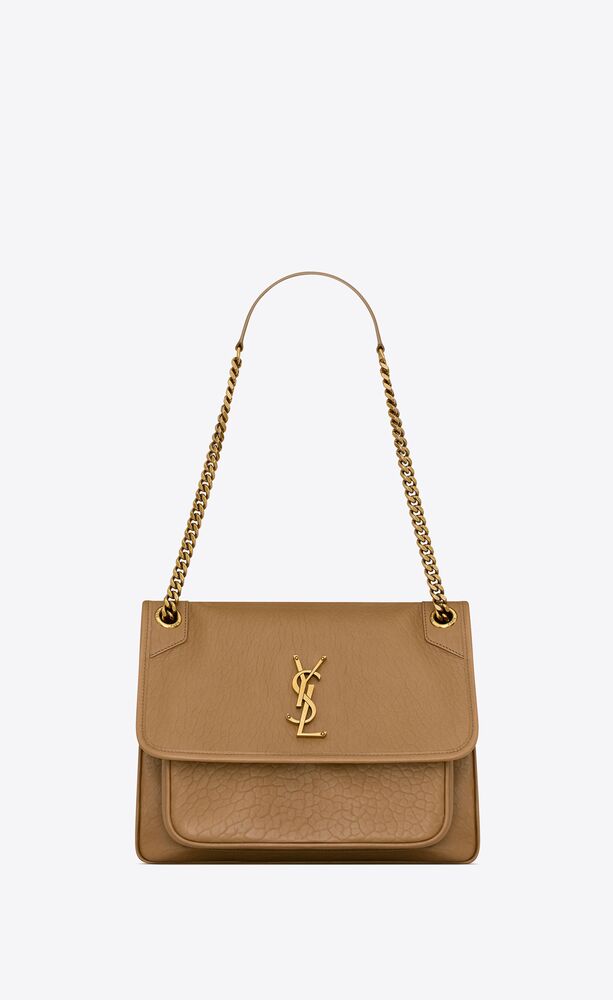 Saint Laurent Women Medium Niki Leather Shoulder Bag