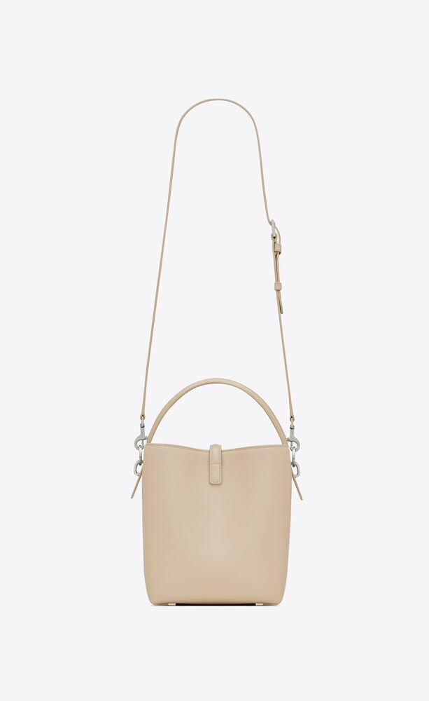 Saint Laurent Women Small Le 37 Leather Bucket Bag