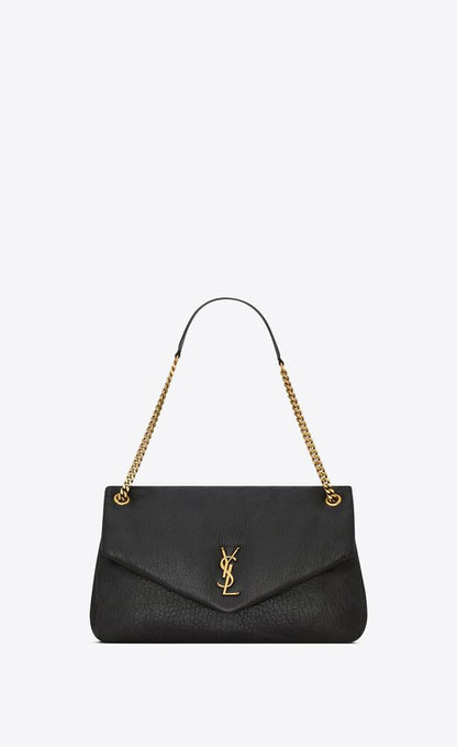 Saint Laurent Women Large Calypso Leather Chain Bag