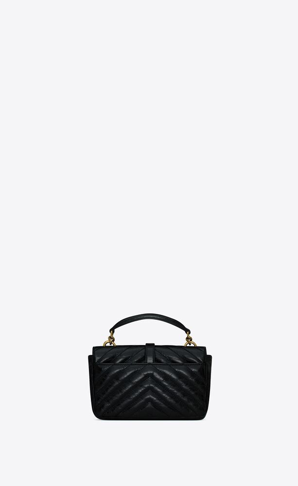 Saint Laurent Women Mini College Leather Shoulder Bag