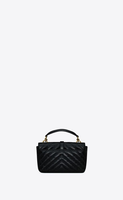 Saint Laurent Women Mini College Leather Shoulder Bag