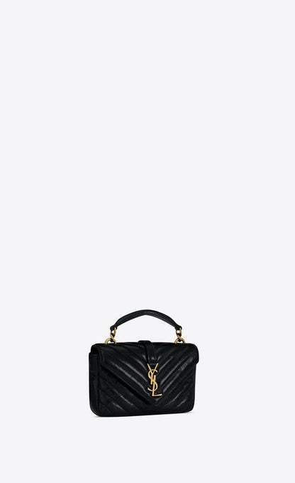 Saint Laurent Women Mini College Leather Shoulder Bag