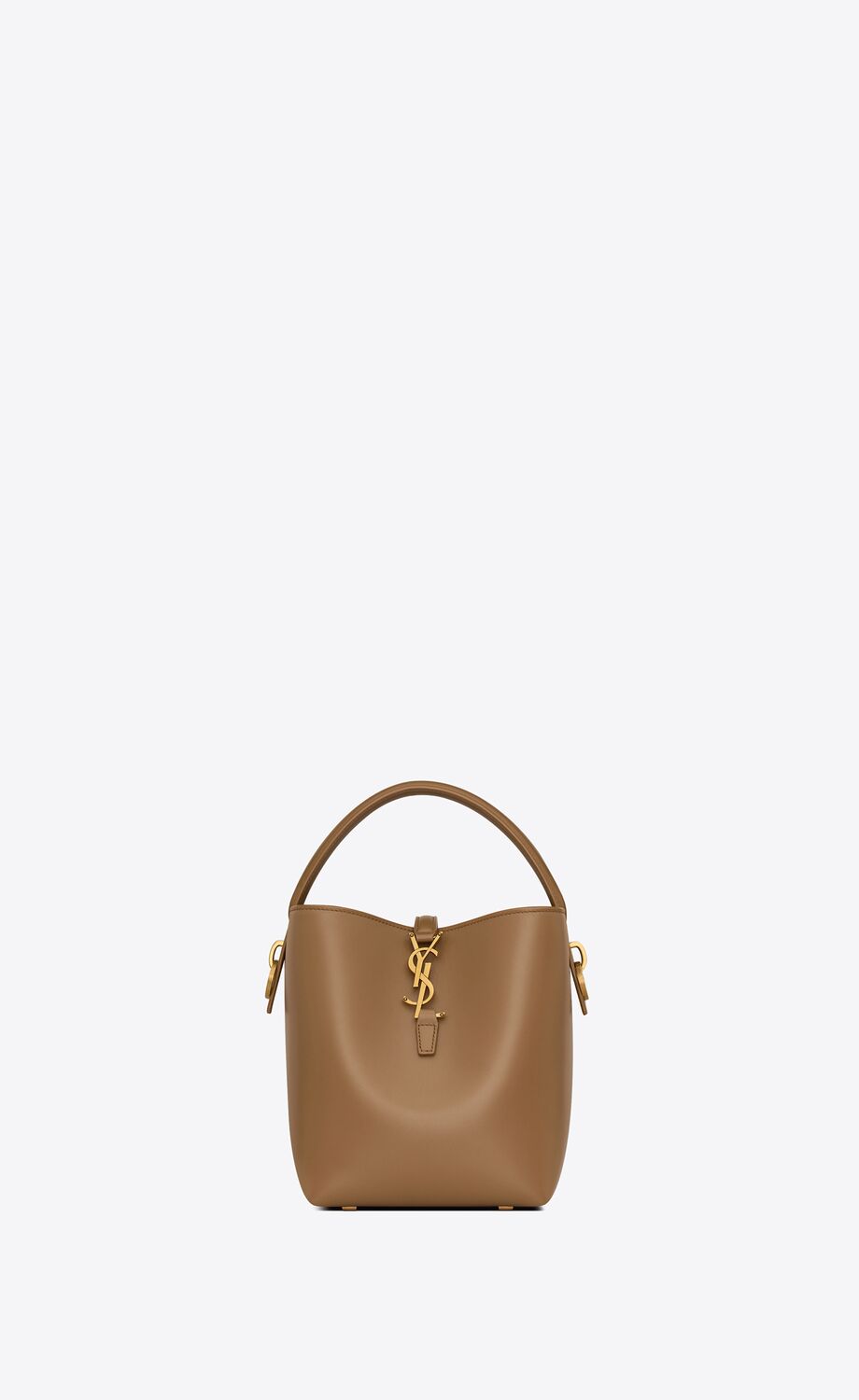 Saint Laurent Women Small Le 37 Leather Bucket Bag